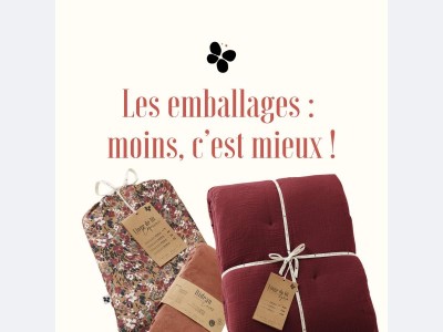 Les emballages ? Moins, c'est mieux.