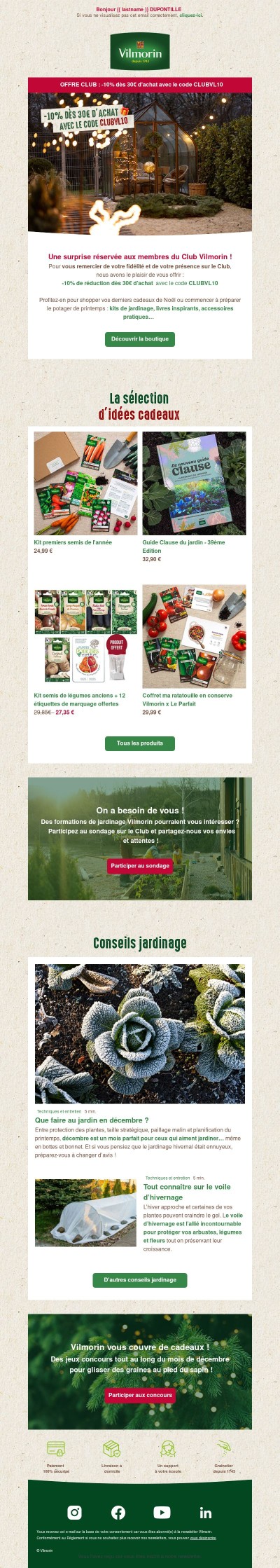 🎁 Une surprise pour vous dire merci !