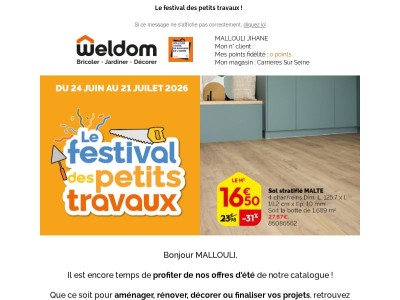 Derniers jours pour bénéficier de nos offres d'été ☀️