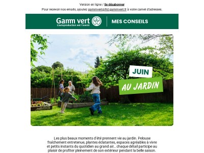 Ouvrez la porte, l’été vous attend au jardin.