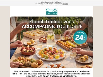 ☀️ Derniers jours : profitez de notre offre d'été pour régaler vos invités !
