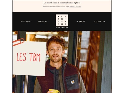 Jusqu'à -30% sur les tendances de la saison