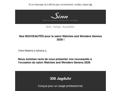 Watches and Wonders Geneva 2026 NOUVEAUTÉS