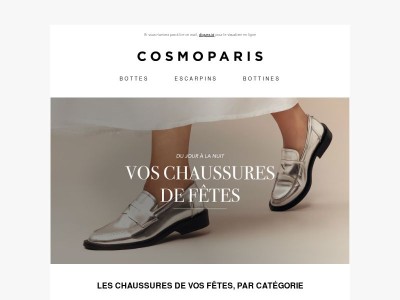 Vos chaussures de fêtes par catégorie