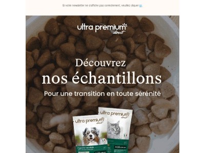 Découvrez nos échantillons de croquettes 🐾