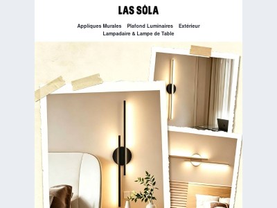 ✨ L'art mural, illuminé | -20% sur les appliques modernes pour votre intérieur.