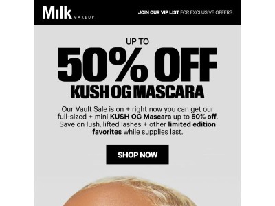 Shop 50% off KUSH OG Mascara
