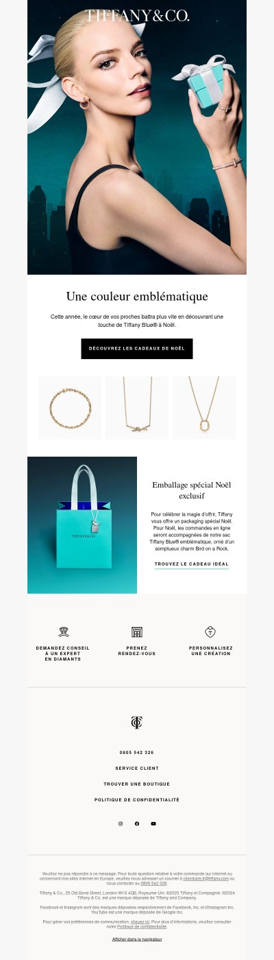 Recevez un emballage spécial Noël avec votre Blue Box