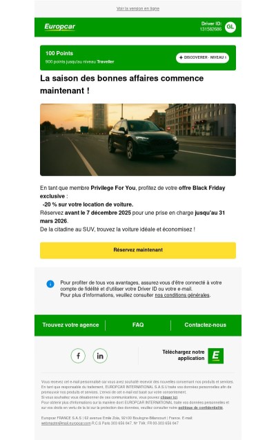 💎 Black Friday : -20% pour vous