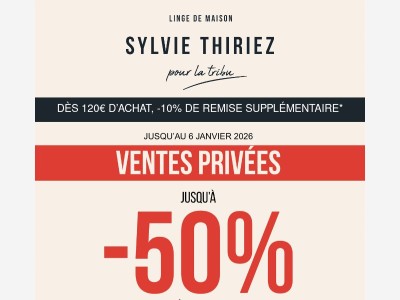 💥Ventes Privées : Jusqu'à 50% de réduction