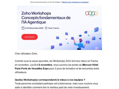 Workshops Zoho — Pourquoi votre équipe devrait y participer.