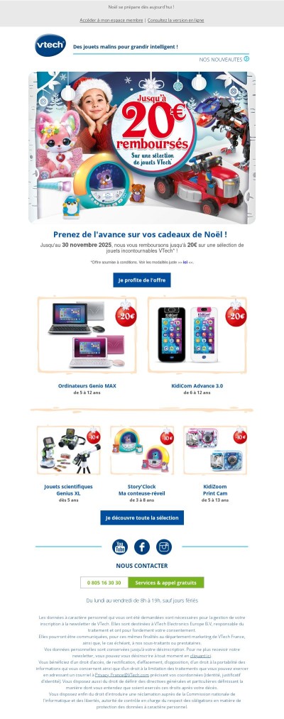 [PROMO] Jusqu'à 20€ remboursés ! 🎁