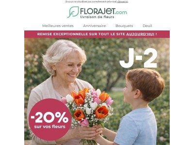 -20% sur TOUT le site ! RAPPEL : Fête mamie ❤️