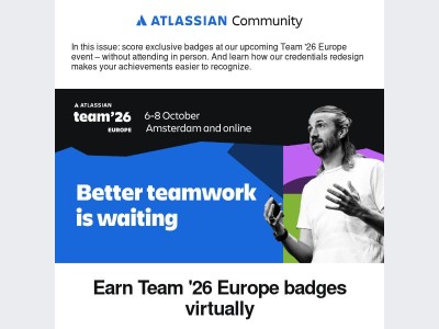 🌎 Earn Team '26 Europe badges from anywhere