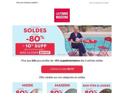 {{ lastname }} Les soldes touchent à leur fin