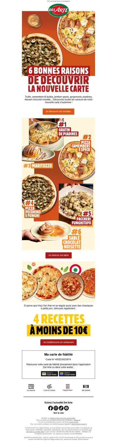 La carte d'automne est arrivée ! 🍂