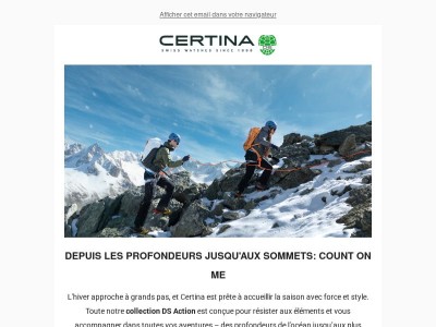 Affirmez votre style avec Certina