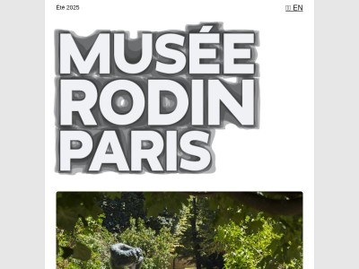 Cet été au musée Rodin