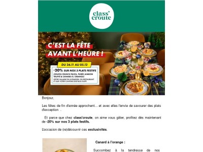 🎁 C'est Noël avant l'heure avec nos offres festives