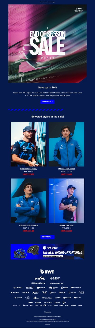 🏁 End of Season Sale! Don't Miss Out!