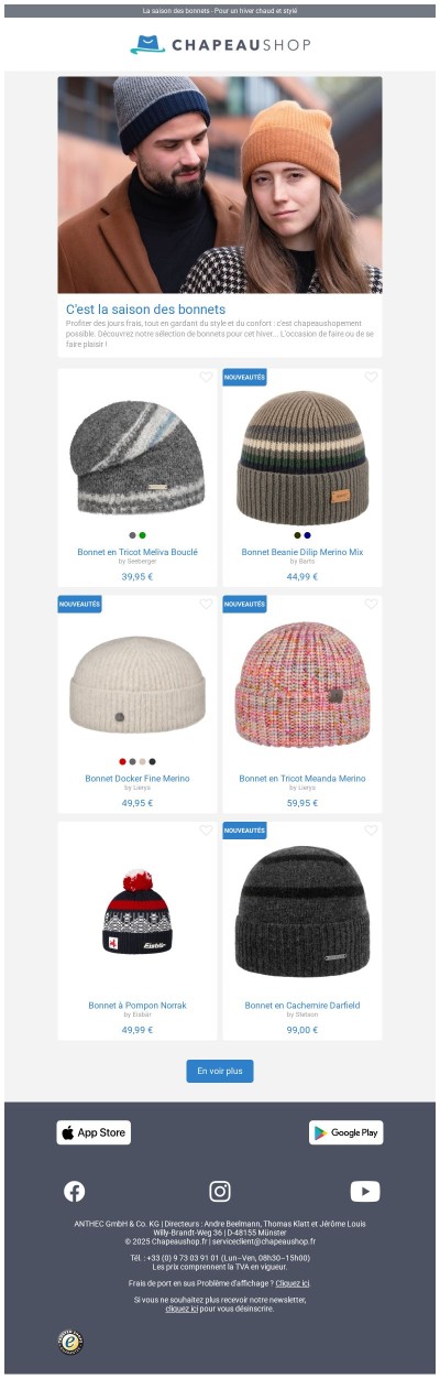 La saison des bonnets 🧶 Pour un hiver chaud et stylé