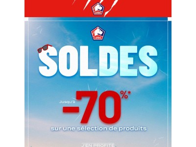 🏷️ Les Soldes d'été LOSC, c'est parti : jusqu'à -70%