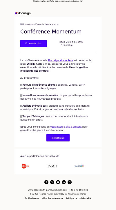 🚀 INVITATION EXCLUSIVE : la conférence Momentum est de retour...