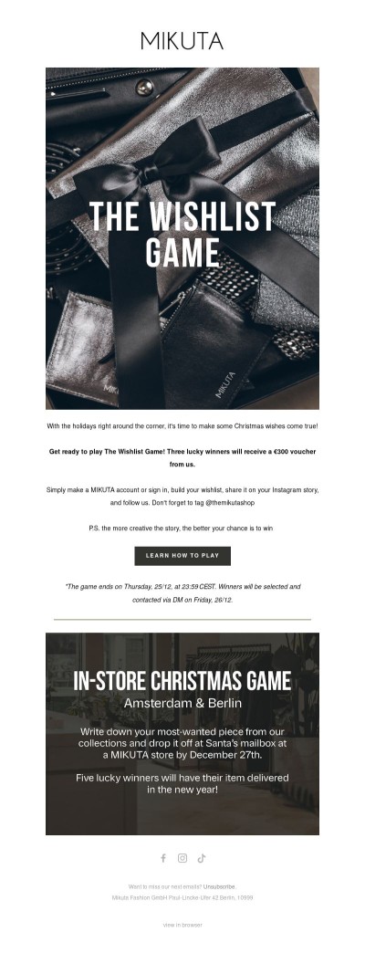 Get Ready for the Wishlist Game!