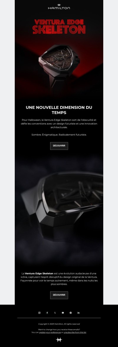 Ventura Edge Skeleton: invitée au bal des ombres