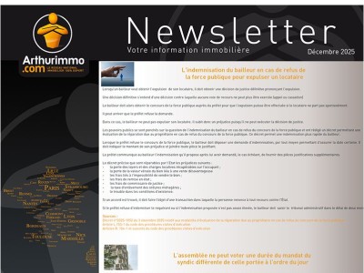 ARTHUIMMO.COM - NEWSLETTER DECEMBRE 2025