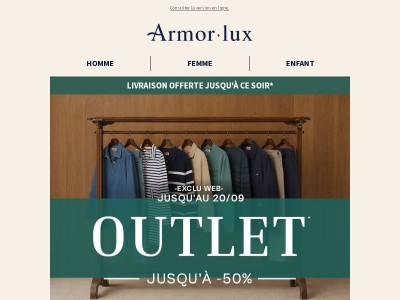 L'outlet continue
