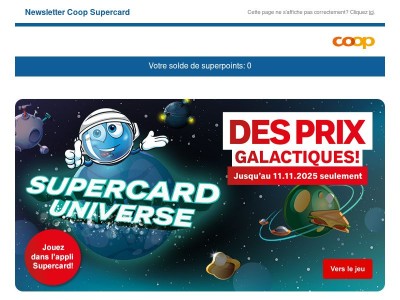 🎁 Gagnez chaque jour de superbes prix dans l'appli Supercard