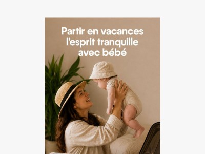 Changer bébé pendant les vacances