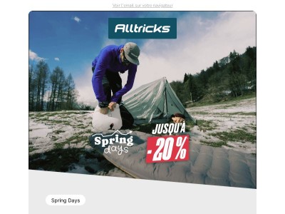 Randonnée & bivouac : les Spring Days continuent 🔥