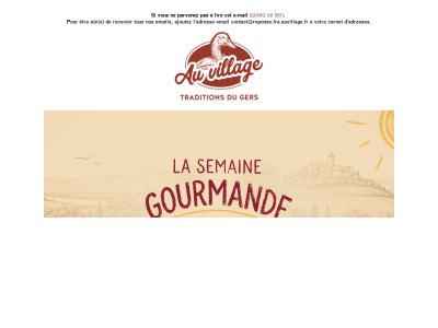 La semaine gourmande continue...
