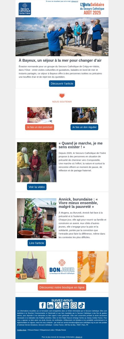 [Actusolidaire] Un pas pour changer d'air et changer de vie