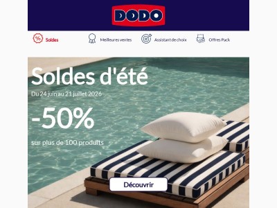 SOLDES DODO : jusqu’à -50% 💤
