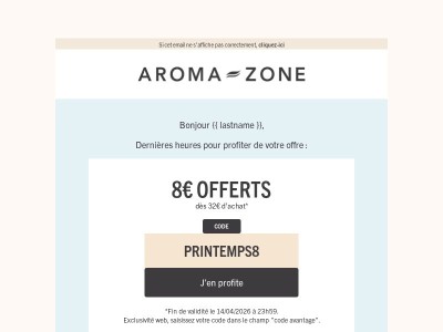 Votre offre expire bientôt !