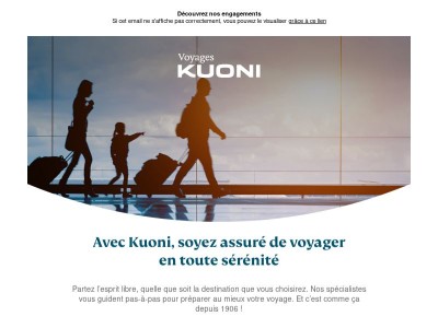 Choisir Kuoni, c’est voyager l’esprit tranquille