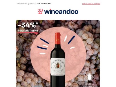 ⚡VENTE FLASH⚡ un Bordeaux à -34% : découvrez le Château Fourcas Hosten 2015 !