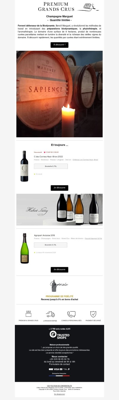 Champagne Marguet - First come First serve