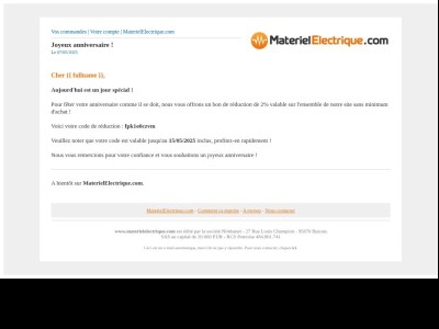 Joyeux anniversaire !
