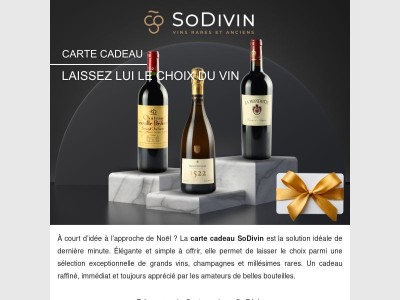 Il n'est pas trop tard ! 🍷🎁