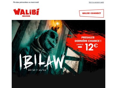 😈 Dernière chance : vos tickets Halloween au meilleur prix !