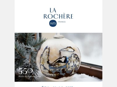 Boule de Noël édition limitée 2025