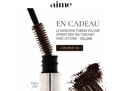 Le Mascara tubing volume offert
