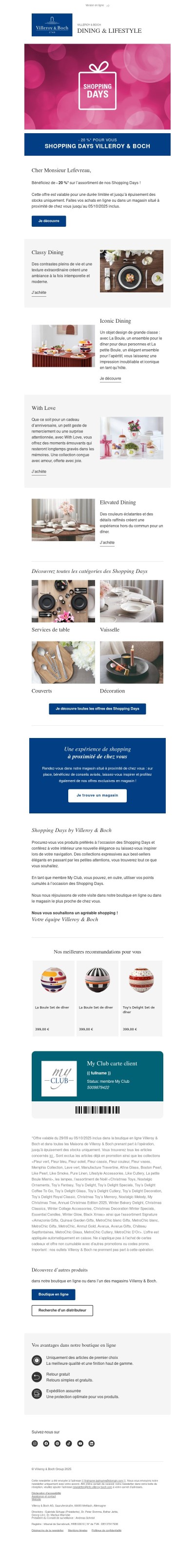 Profitez dès maintenant de - 20 %.