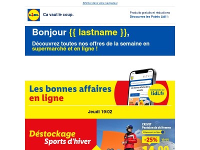 Économisez toujours plus avec Lidl !