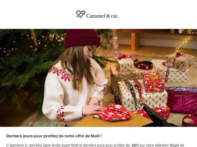 🎁 Derniers jours sur une sélection à -20% !