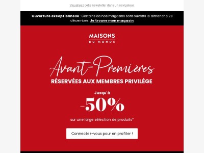 Avant-Premières : jusqu'à -50%, c'est maintenant !